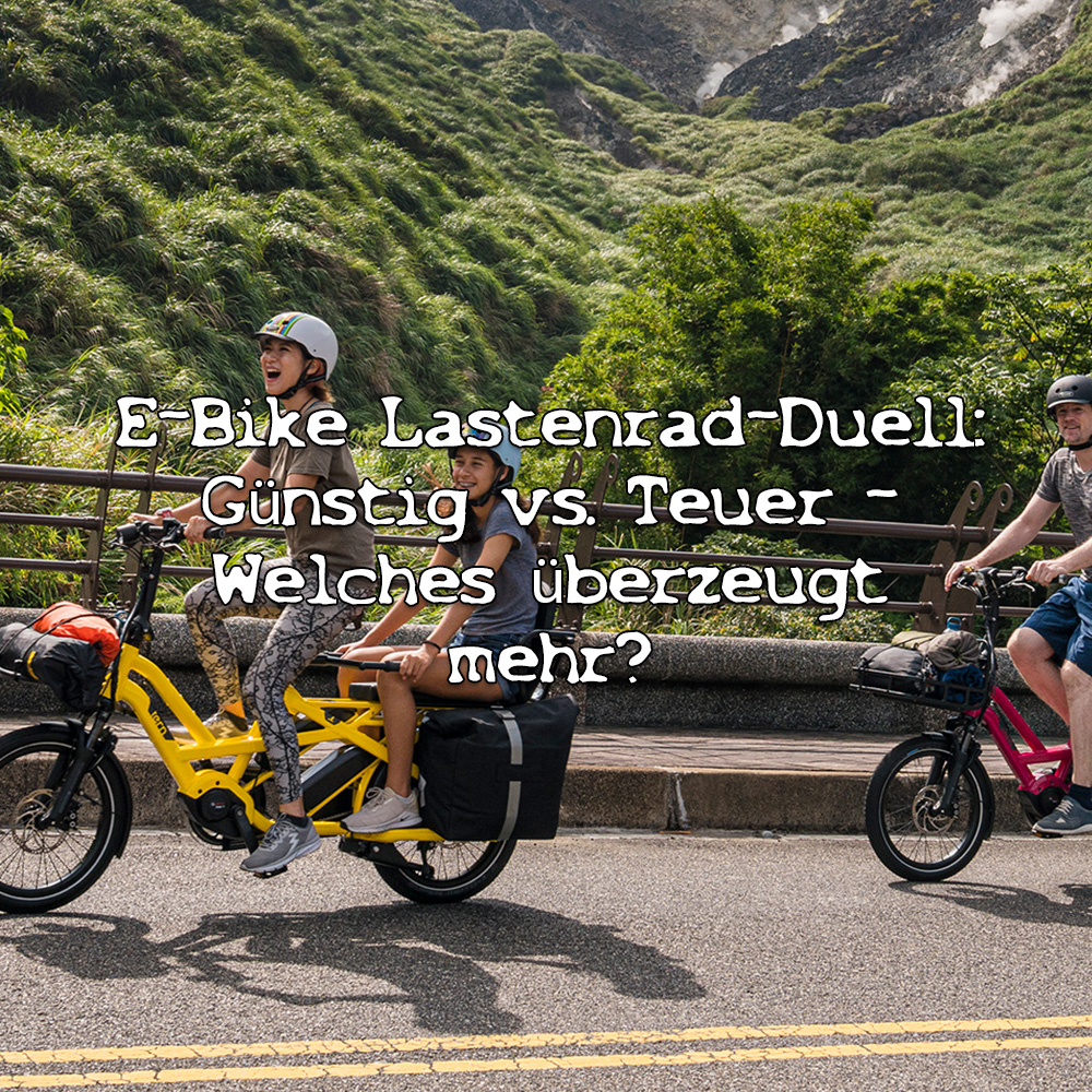 E-Bike Lastenrad-Duell: Günstig vs. Teuer – Welches überzeugt mehr?