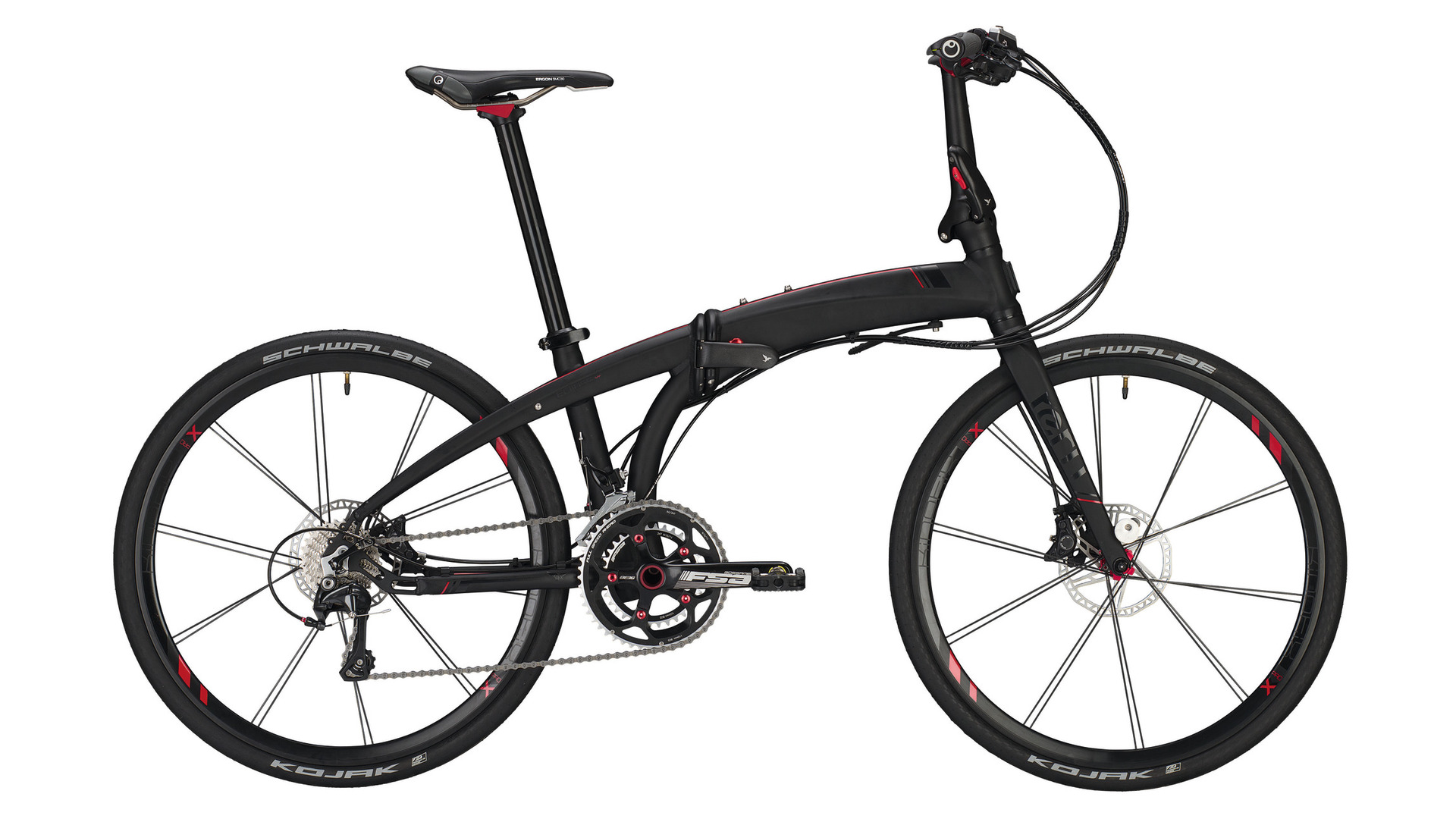 TERN Faltrad "Eclipse X22" Mod. 24, Unisex, 26", black / red, 22-Gang SHIMANO "Ultegra"