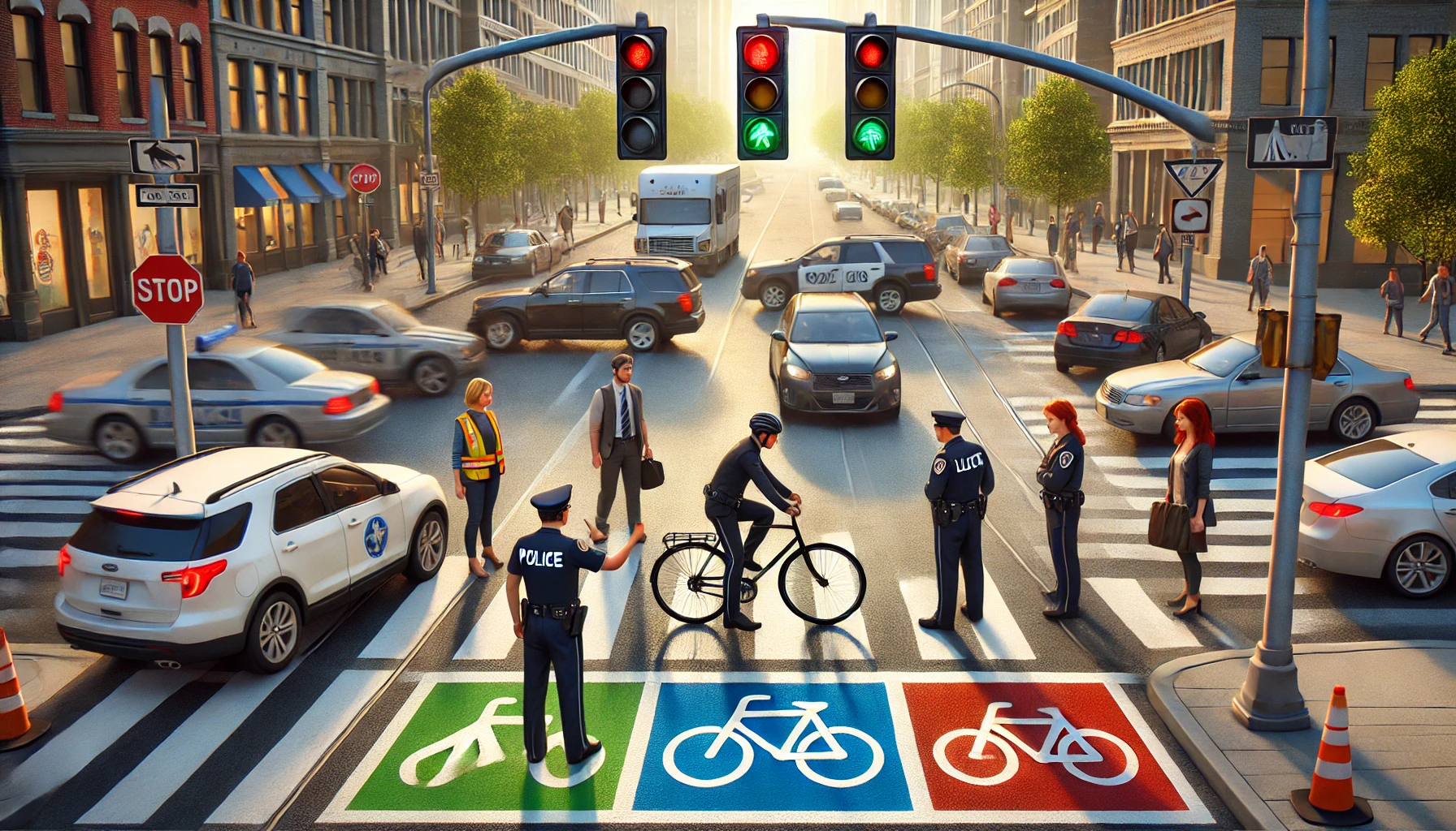 Welche Ampel gilt für Radfahrer auf Radwegen?