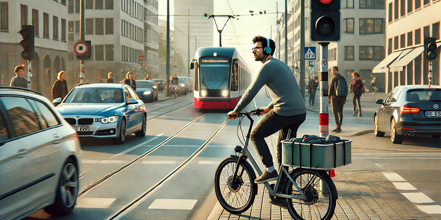 Warum man keine Kopfhörer auf dem Fahrrad verwenden sollte